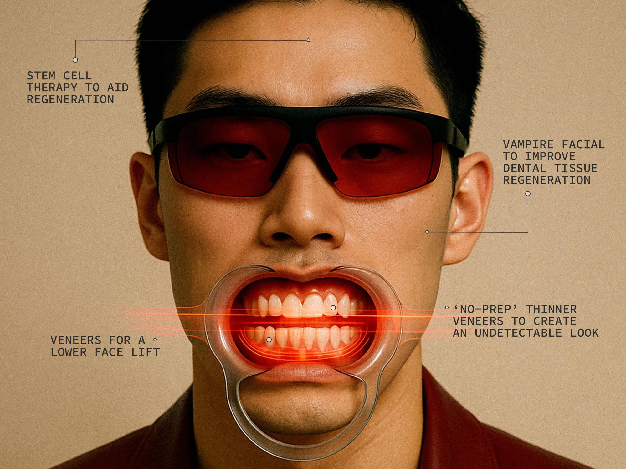 آینده دندانپزشکی در سال 2045: تحول لبخند با ونیرهای نامرئی و سلول‌های بنیادی/ The Future of Dentistry in 2045: Transforming Smiles with Invisible Veneers and Stem Cells